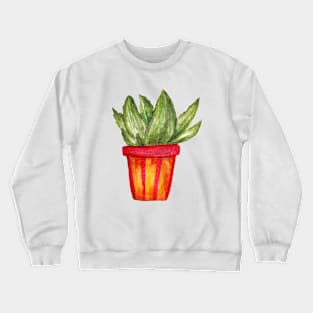 Watercolor cactus Crewneck Sweatshirt